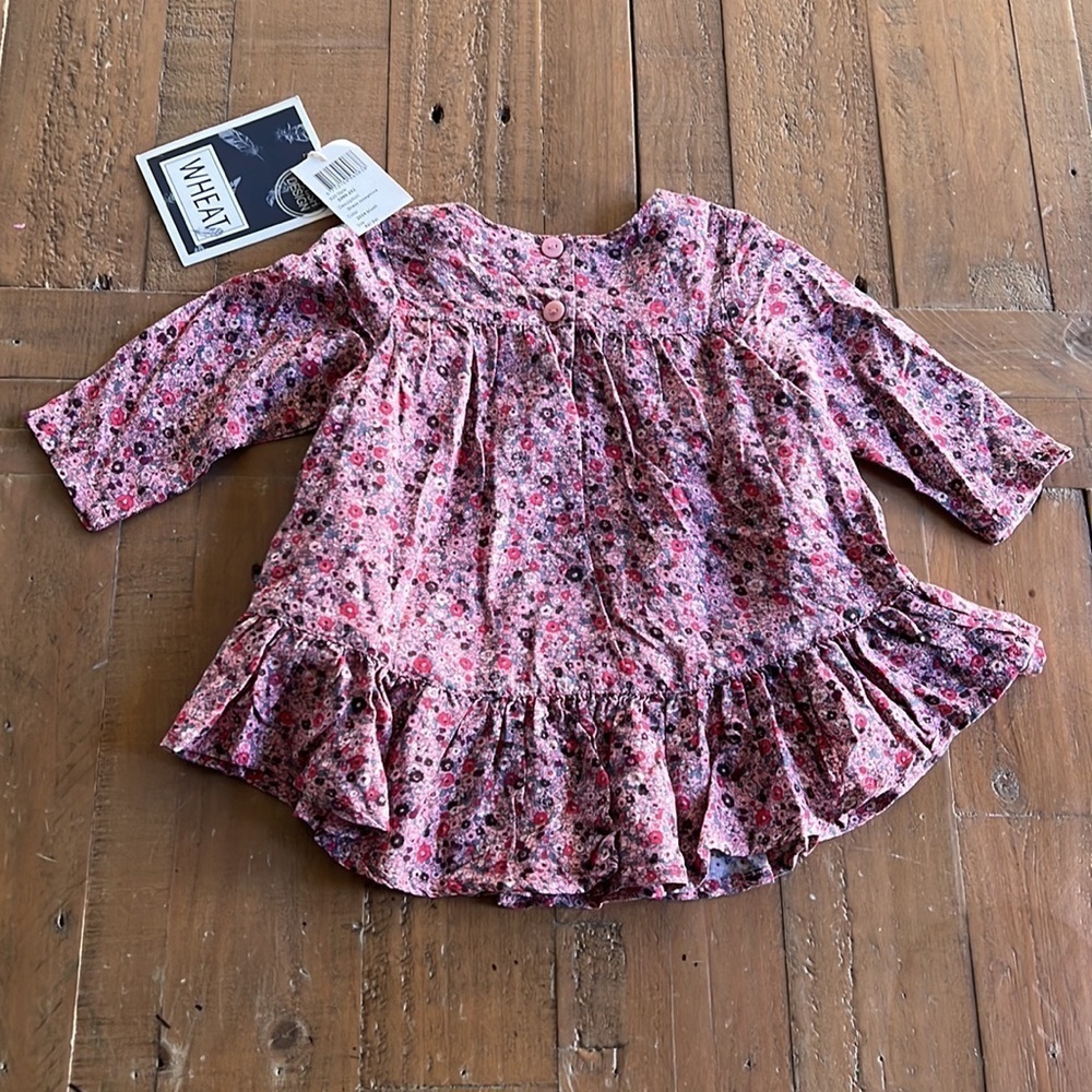 Wheat Josephine blush floral dress nwt - Picture 5 of 6